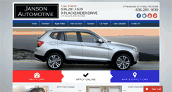 Desktop Screenshot of jansonautomotive.com